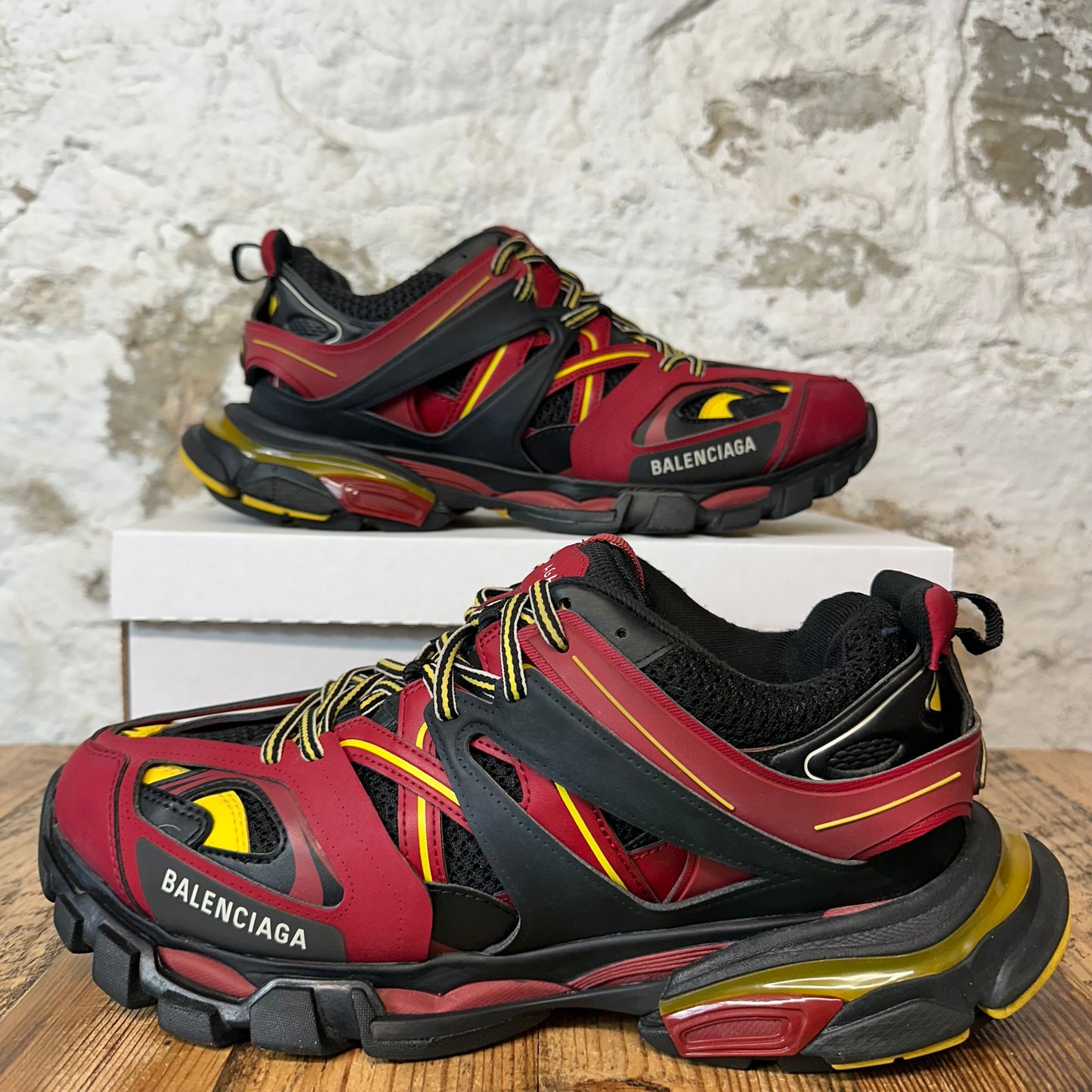 Balenciaga Track Runner Red Yellow Black Sneaker Sz 11 (44)
