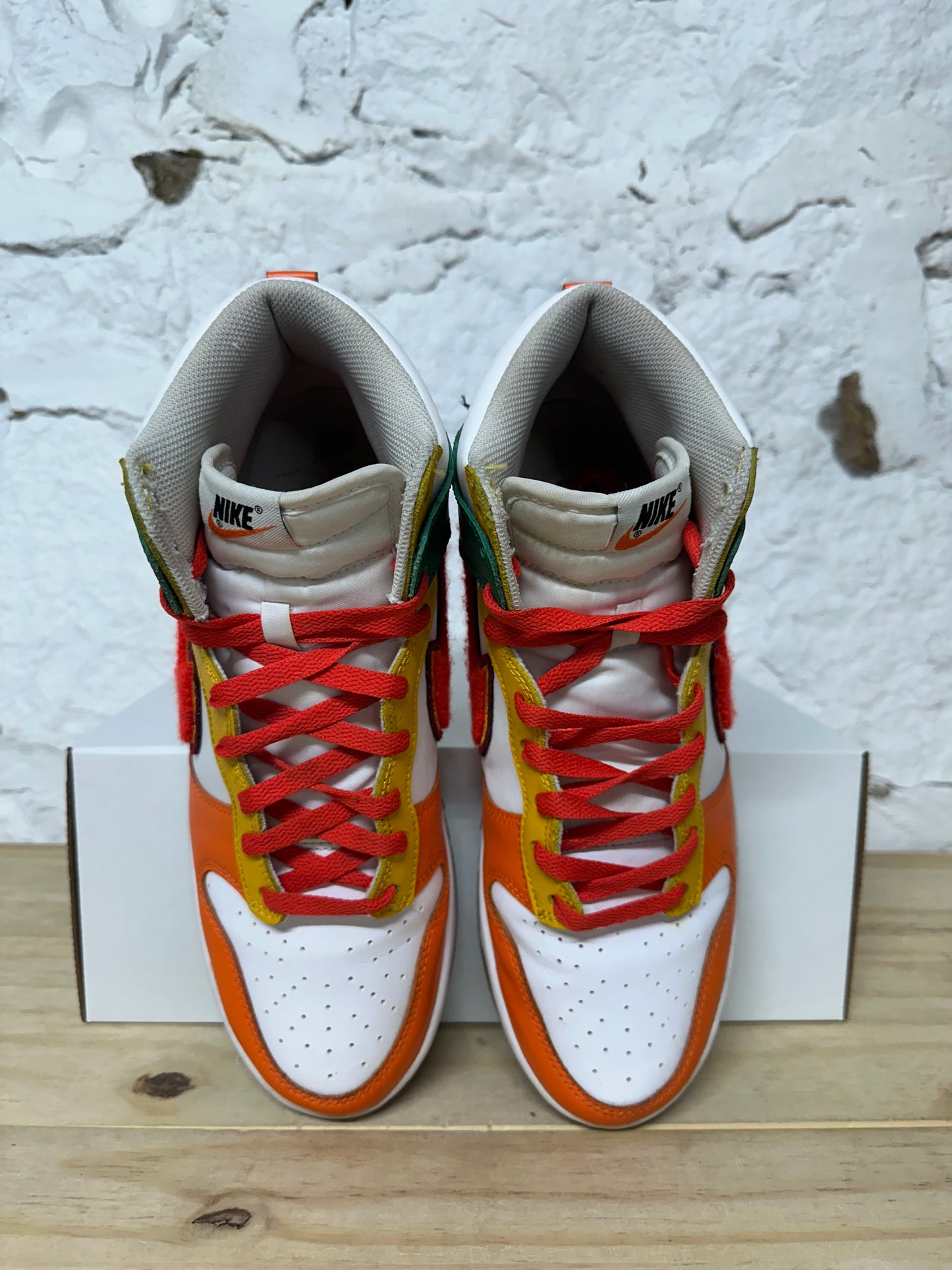 Nike Dunk High Chenille Swoosh Sz 10.5