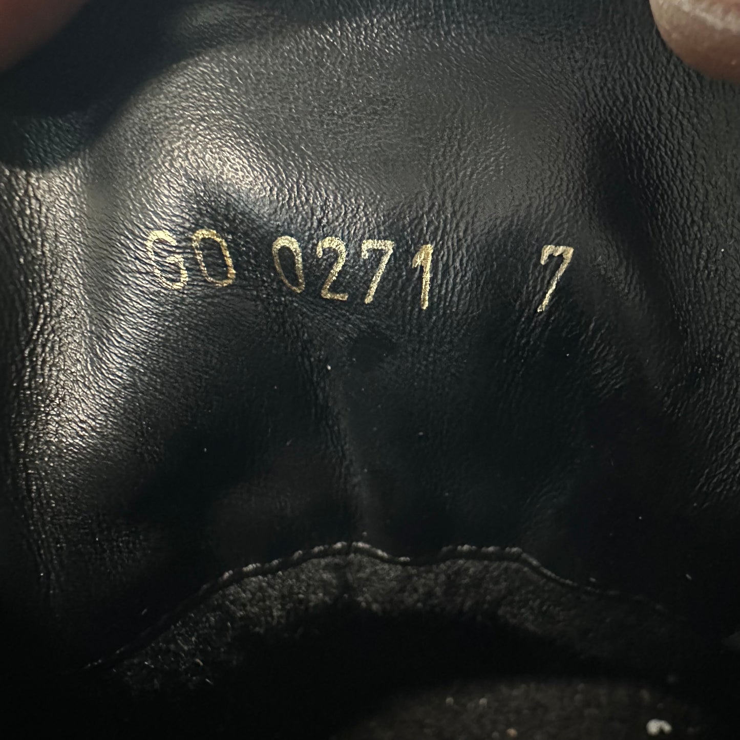 Louis Vuitton Triple Black Trainer Sneaker Sz 8.5 (7LV) No Box