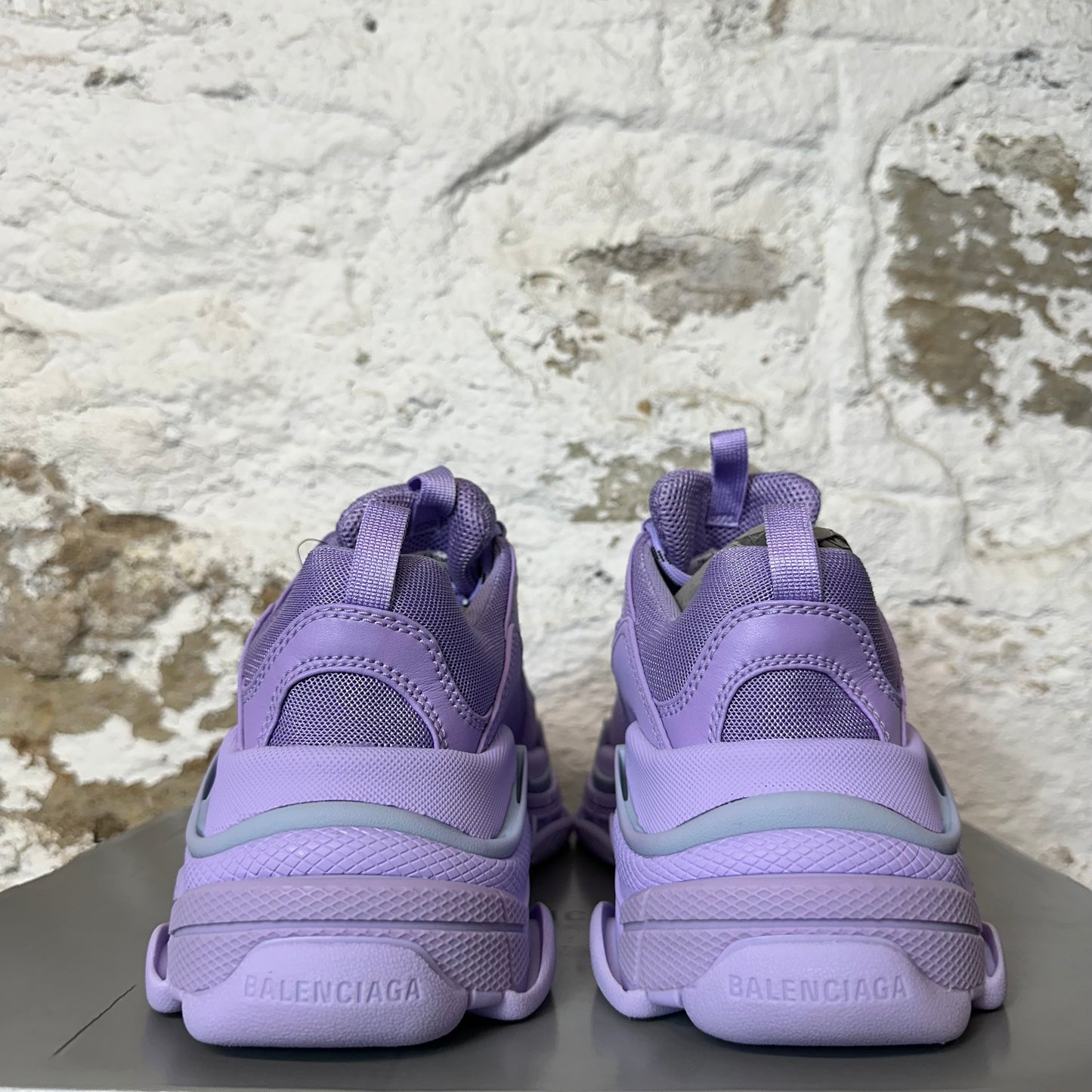 Balenciaga Triple S Lilac Gray Sneaker Sz 6.5 (39) DS