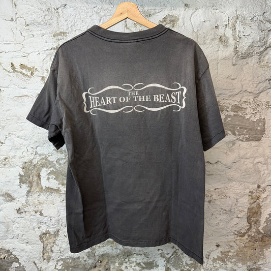 Saint Michael Devil T-shirt Black Sz M DS