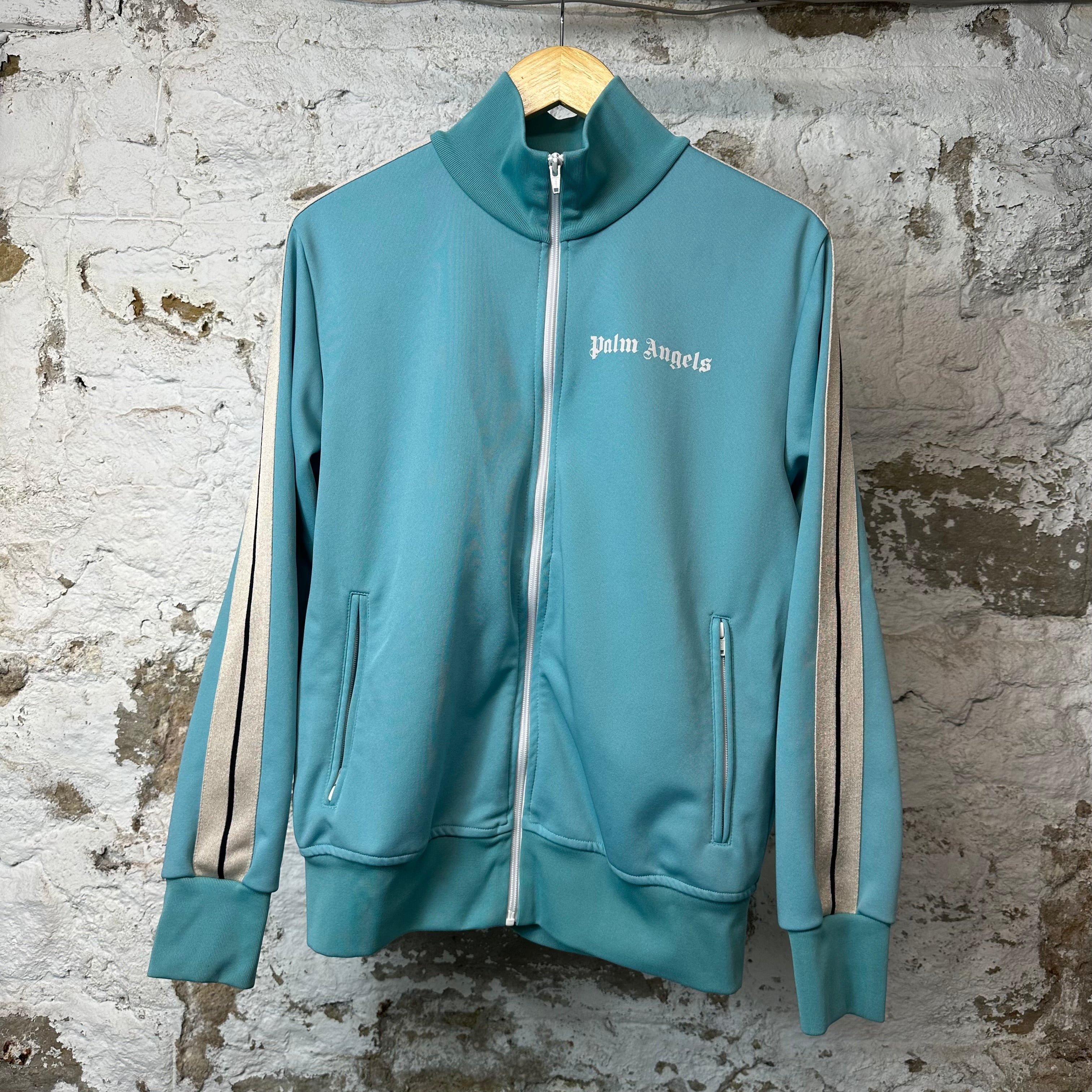 Palm Angels Teal Track Jacket Sz L