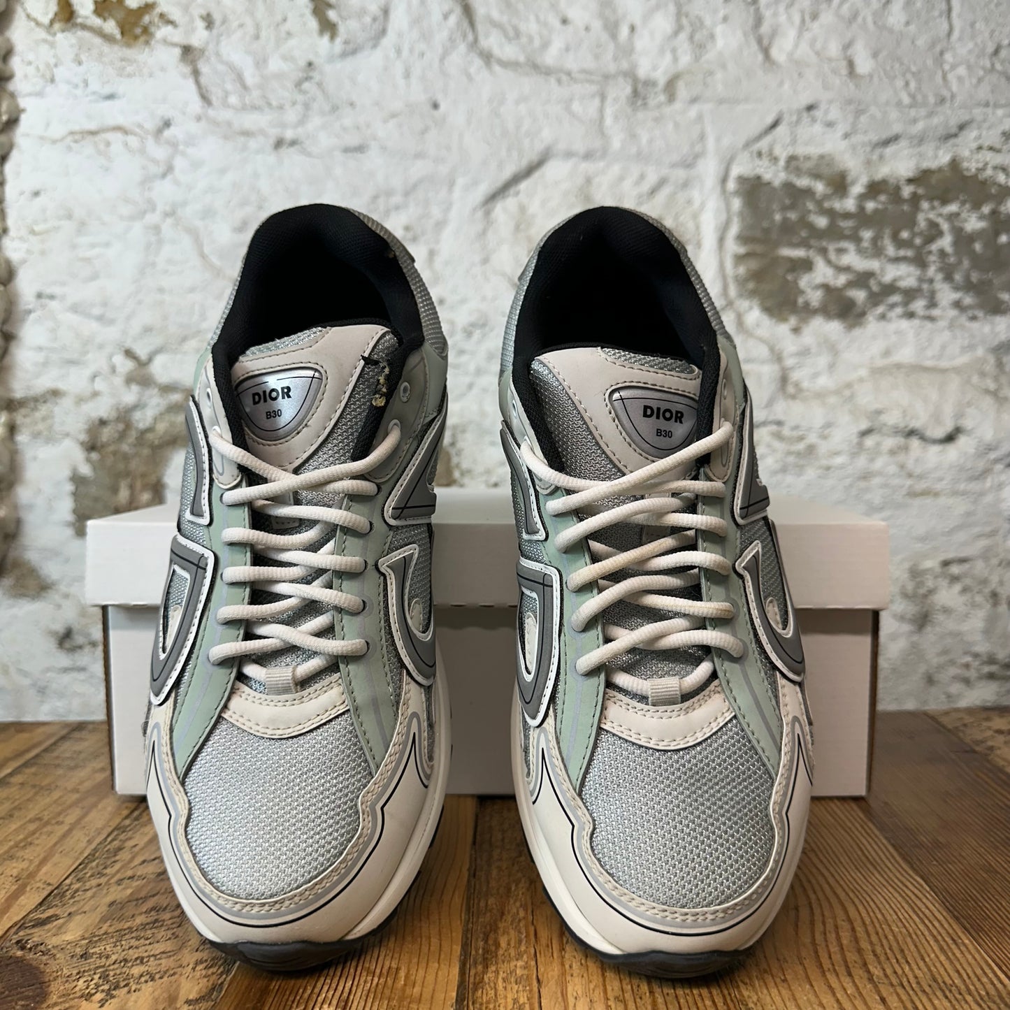 Dior B30 Green Grey White Sneaker Sz 9 (42)