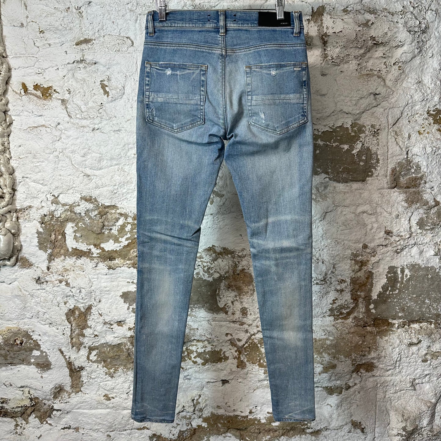 Amiri Plain Blue Denim Jeans Sz 29