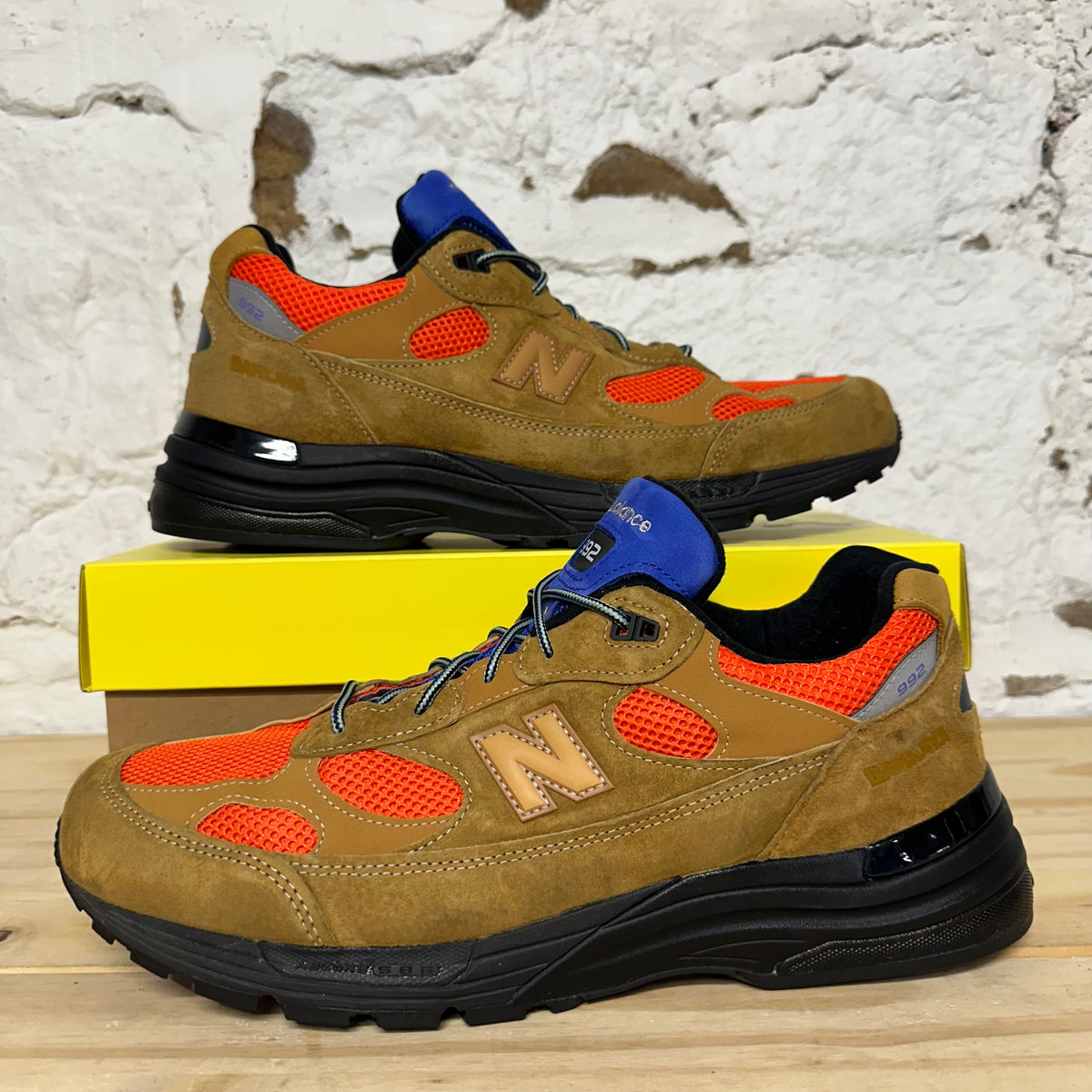 New Balance 992 MiUSA Action Bronson Tiger Eye Sz 13