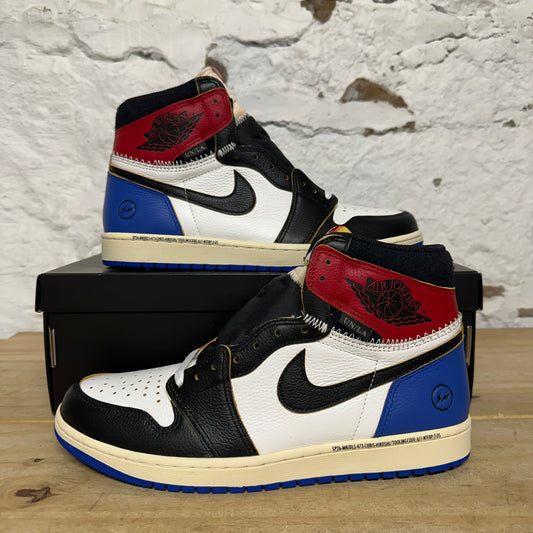 Air Jordan 1 High Fragment x Union LA Varsity Red Sport Royal Sz 11 DS