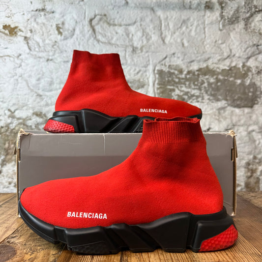 Balenciaga Sock Runner Red Black Sneaker Sz 10 (43)