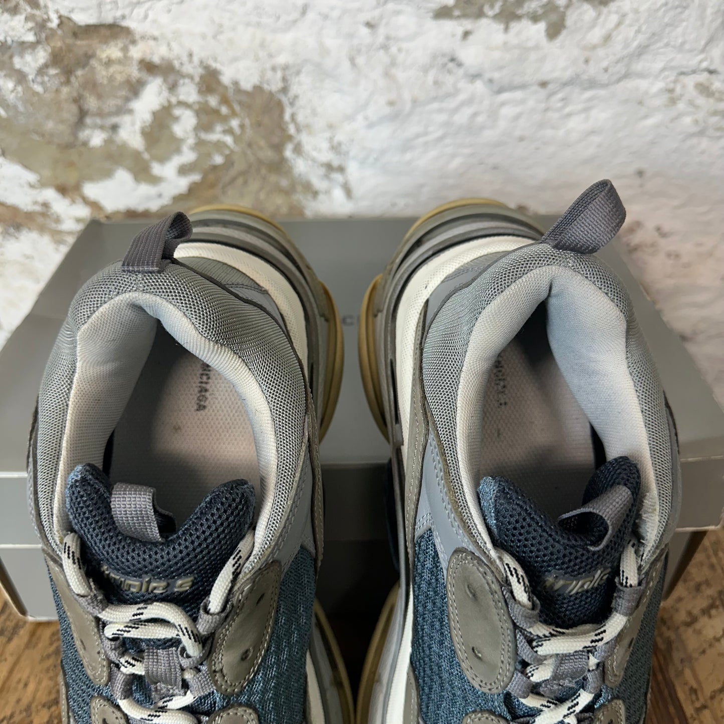 Balenciaga Triple S Steel Grey Sneaker Sz 11 (44)