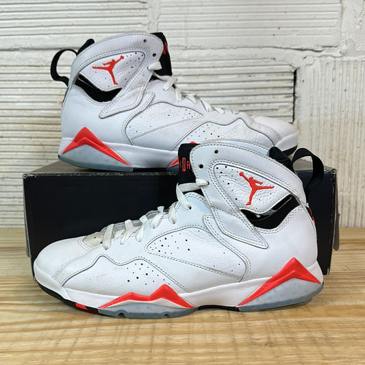 Air Jordan 7 White Infrared Sz 10