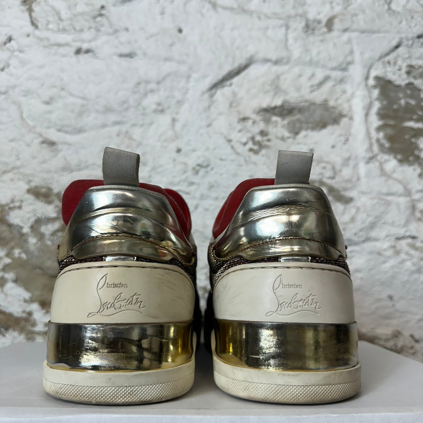 Christian Louboutin Blue Red White Sneaker Sz 11 (44)