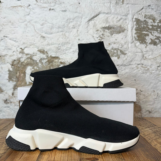 Balenciaga Sock Runner Black White Sneaker Sz 10 (43)