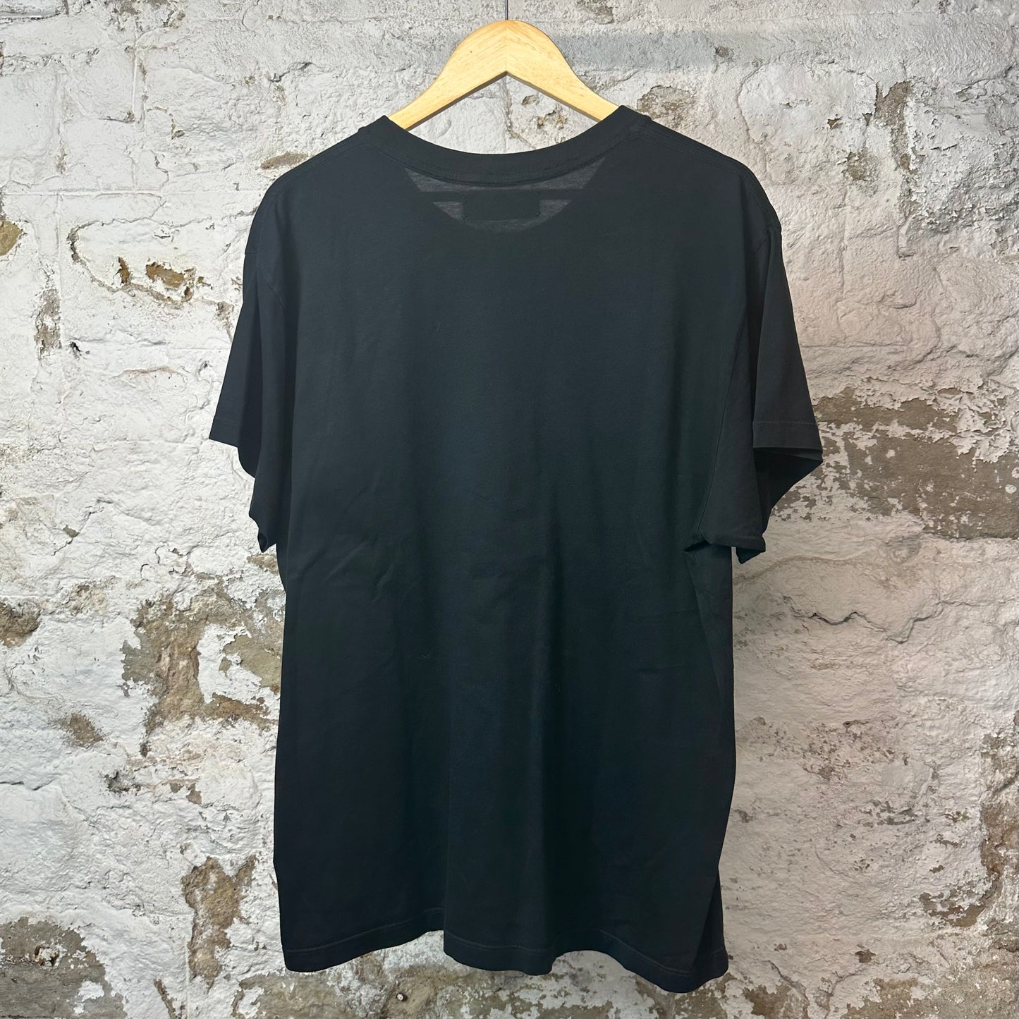 Amiri White Paisley Spellout T-shirt Black Sz M