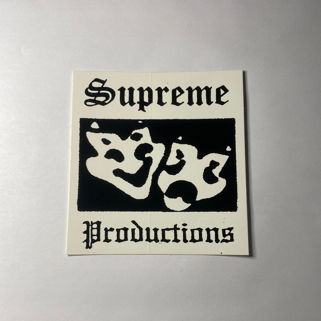 Supreme Productions Sticker