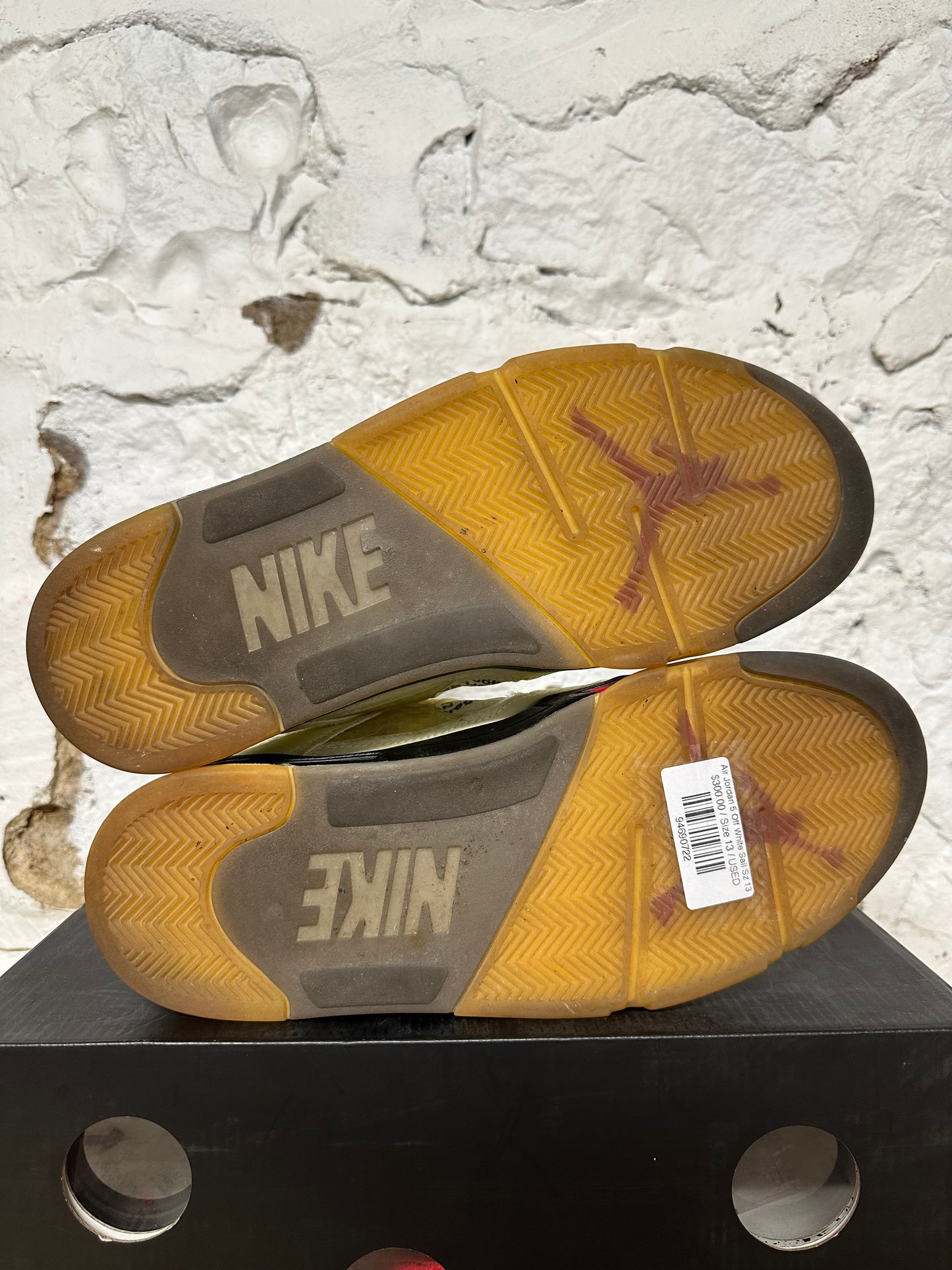 Air Jordan 5 Off-White Sail Sz 13