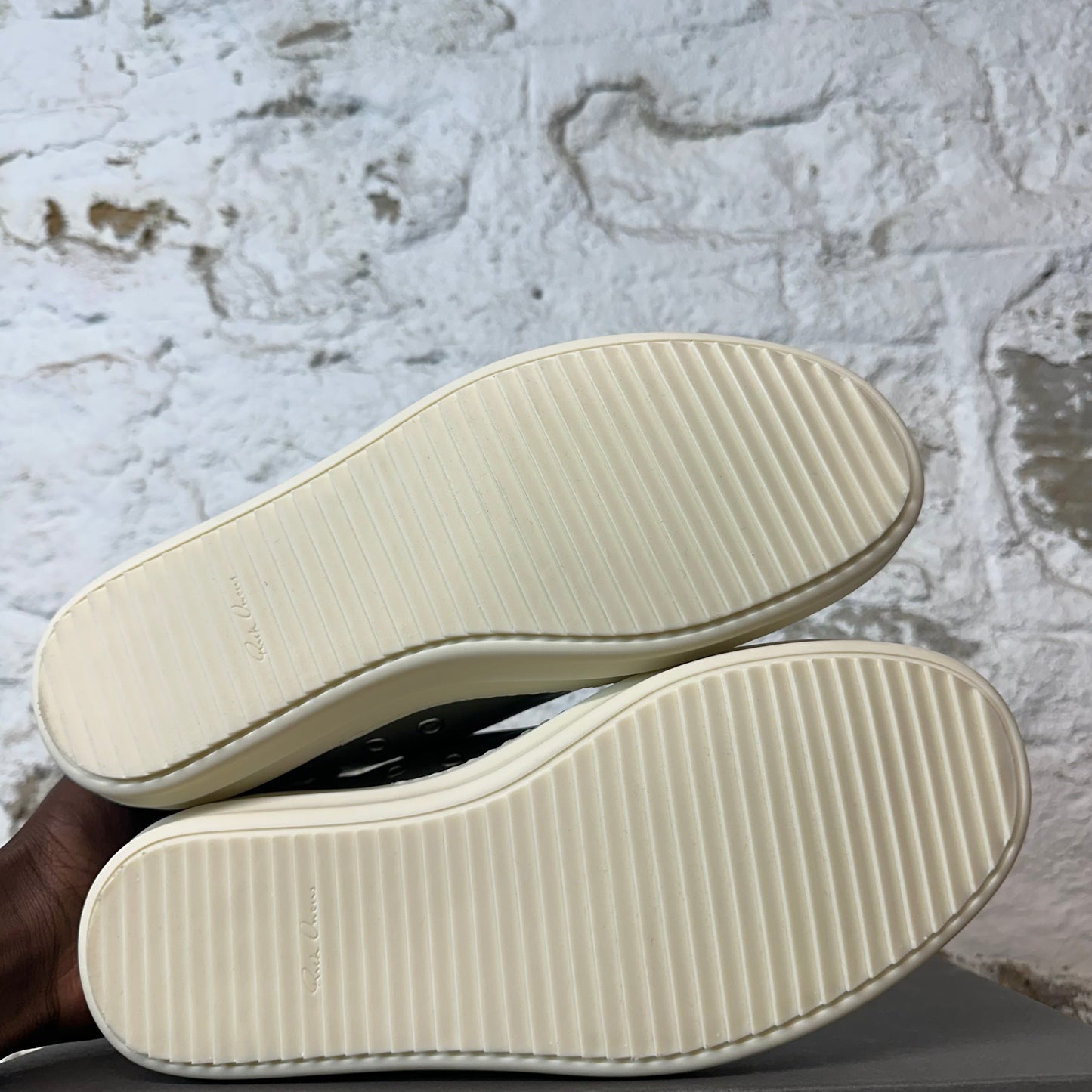 Rick Owens Hollywood Celadon Milk Sneaker Sz 8.5 (41.5) DS