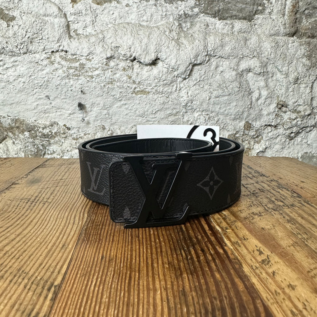 Louis Vuitton Graphite Monogram Belt Sz (95/38)