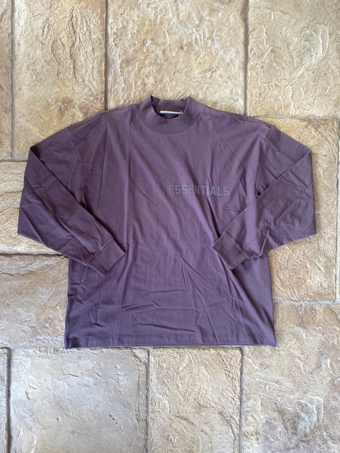 Fear of God Essentials Plum L/S T-Shirt Sz L