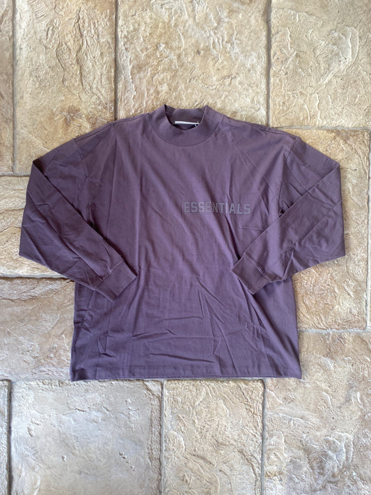 Fear of God Essentials Plum L/S T-Shirt Sz L