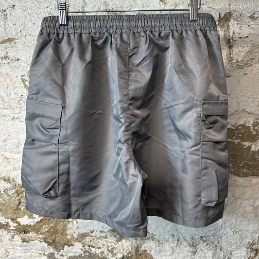 Saint Vanity Grey Cargo Nylon Shorts