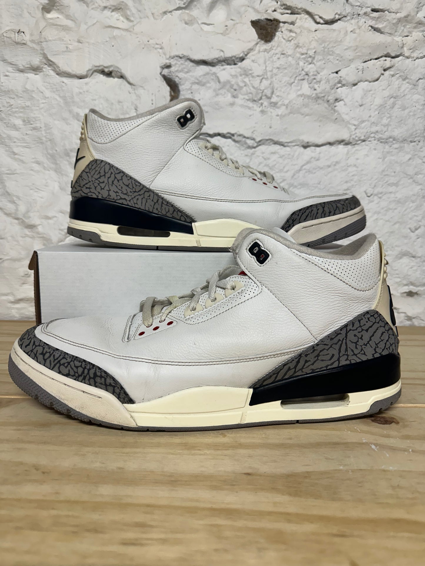 Air Jordan 3 White Cement Reimagined Sz 16