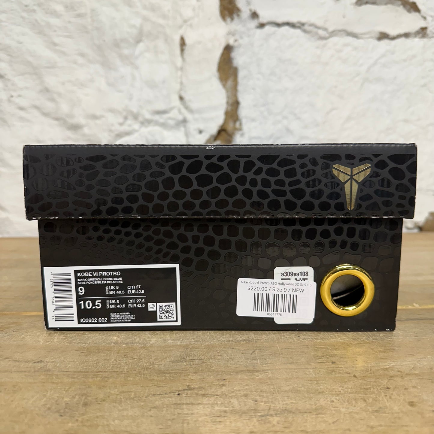 Nike Kobe 6 Protro ASG Hollywood 3D Sz 9 DS