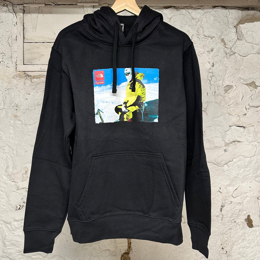 Supreme North Face Expedition Black Hoodie Sz M DS