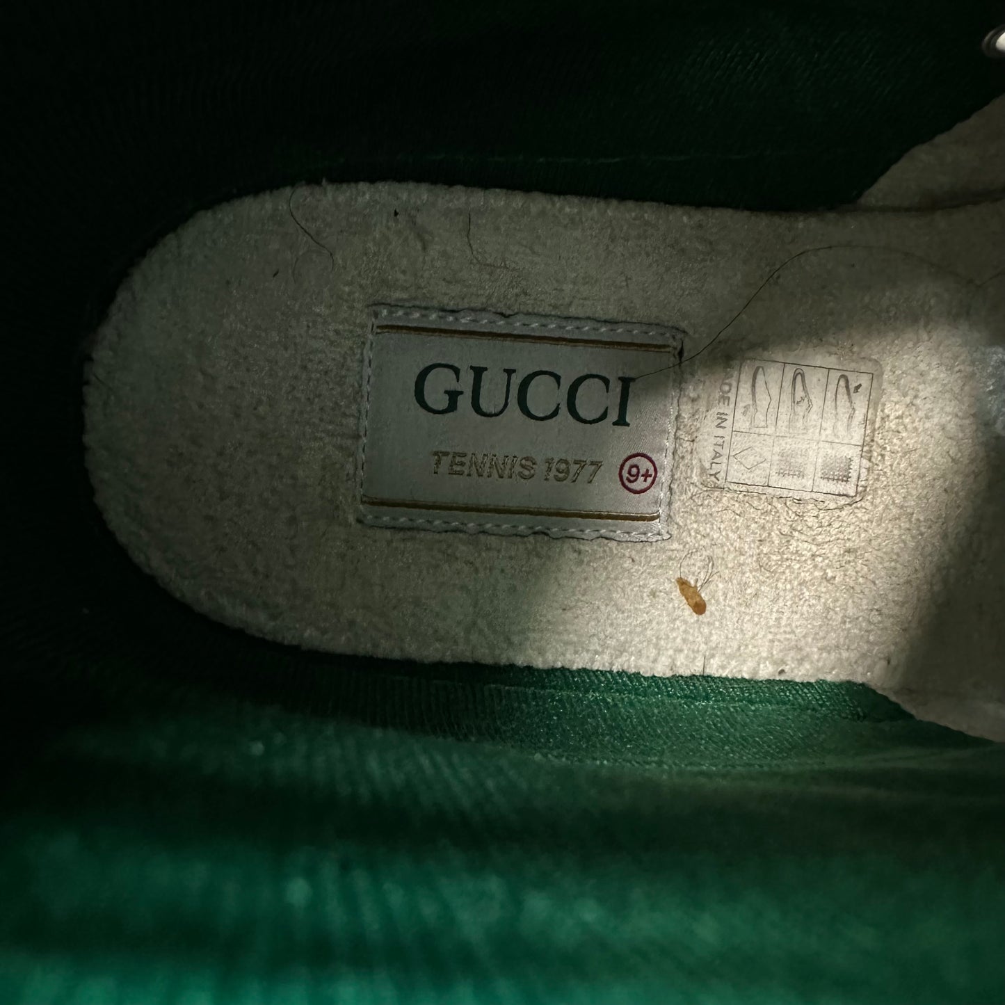 Gucci Tennis 1977 High GG Monogram Sneaker Sz 9.5