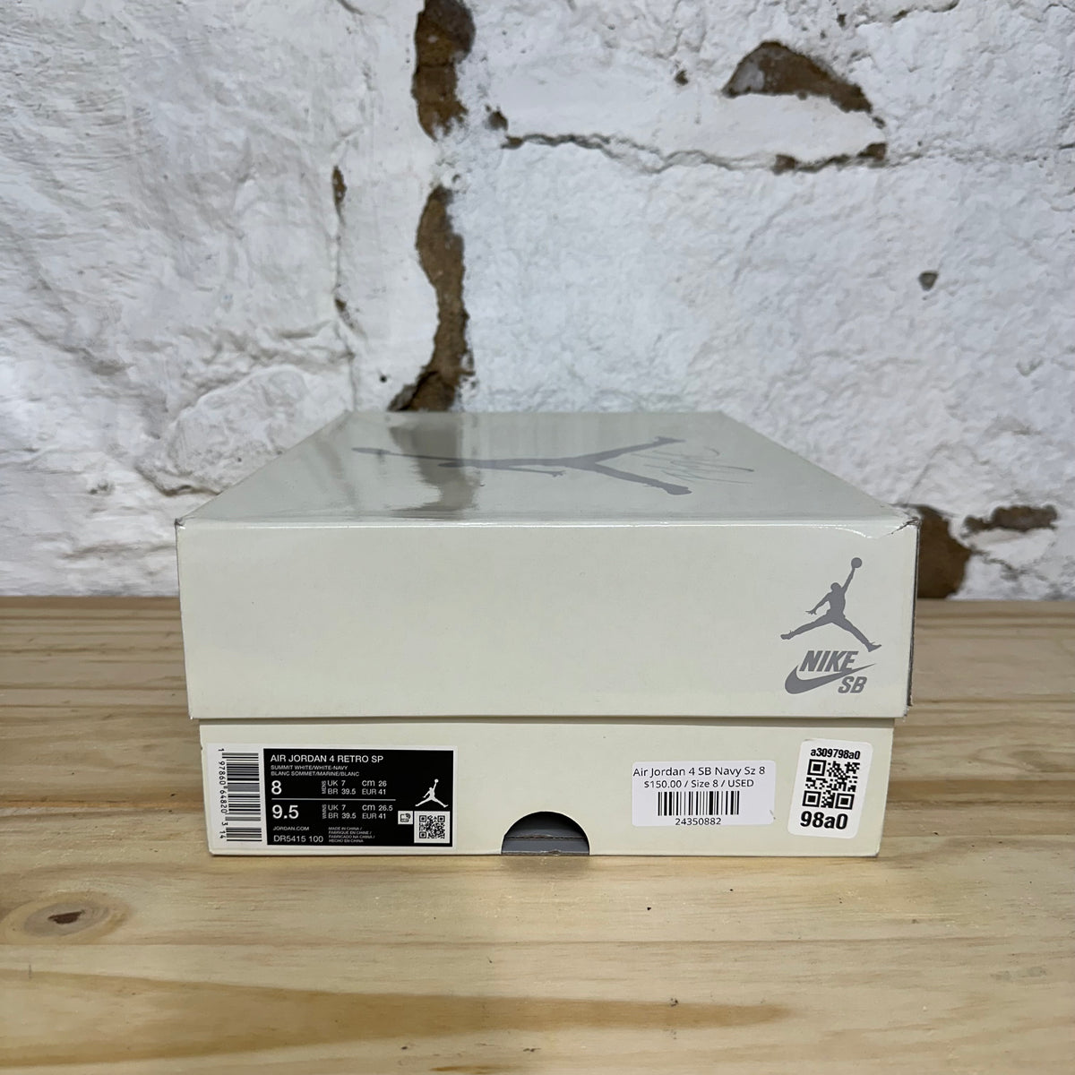 Air Jordan 4 SB Navy Sz 8