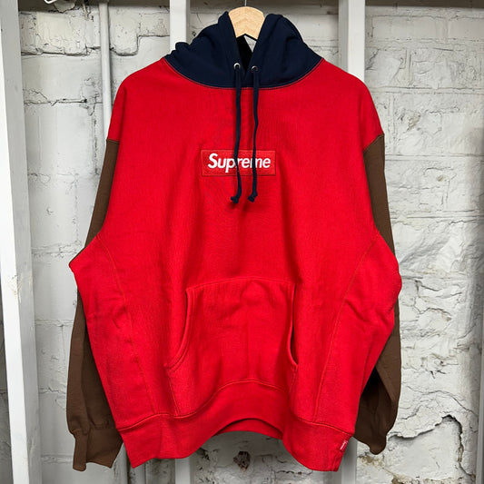Supreme Multi Color Box Logo Hoodie Sz M