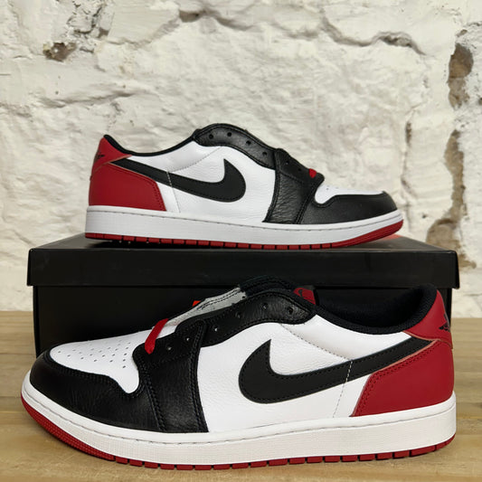 Air Jordan 1 Low Black Toe Sz 13 DS