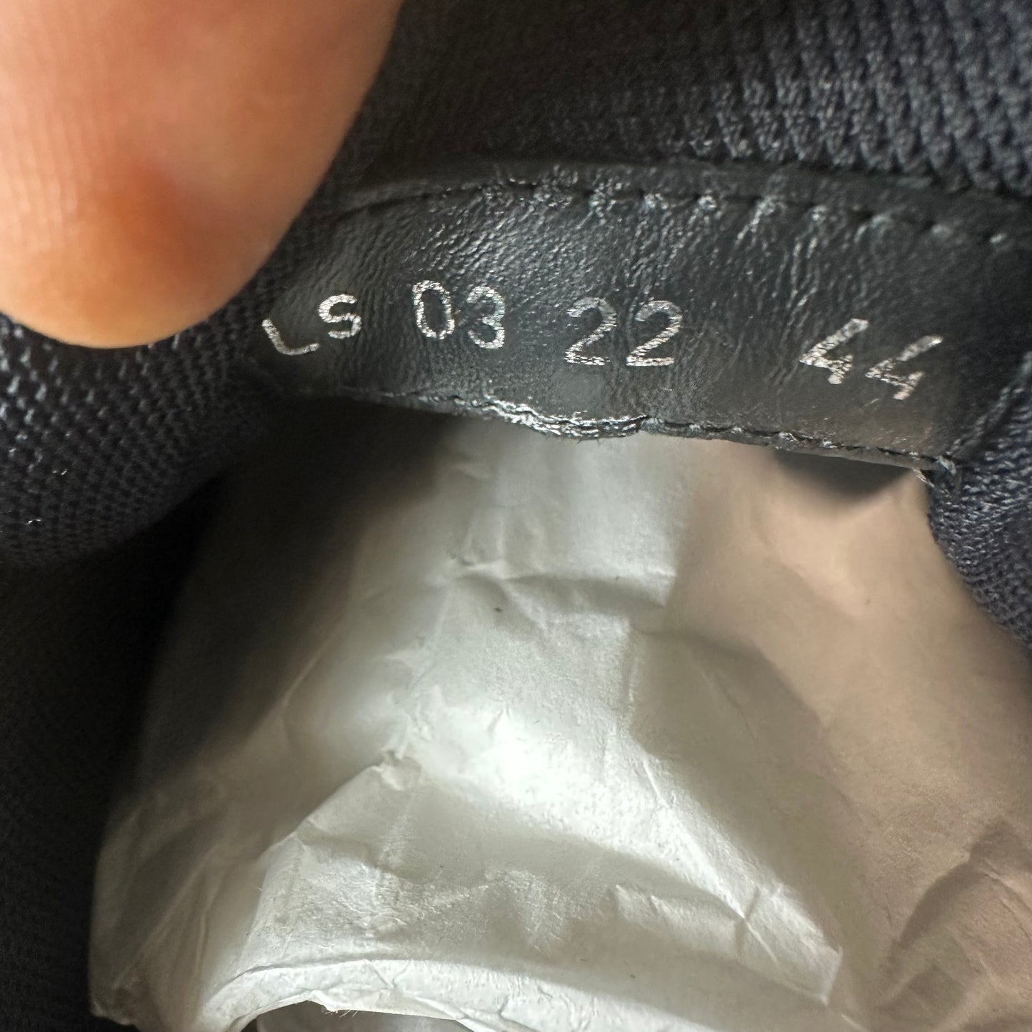 Dior B22 Triple Black Sneaker Sz 11 (44)