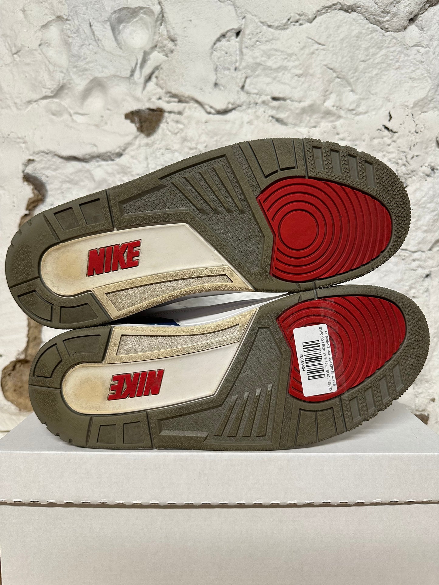 Air Jordan 3 True Blue (2016) Sz 11.5