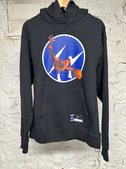 Air Jordan Fragment Black Hoodie Sz S