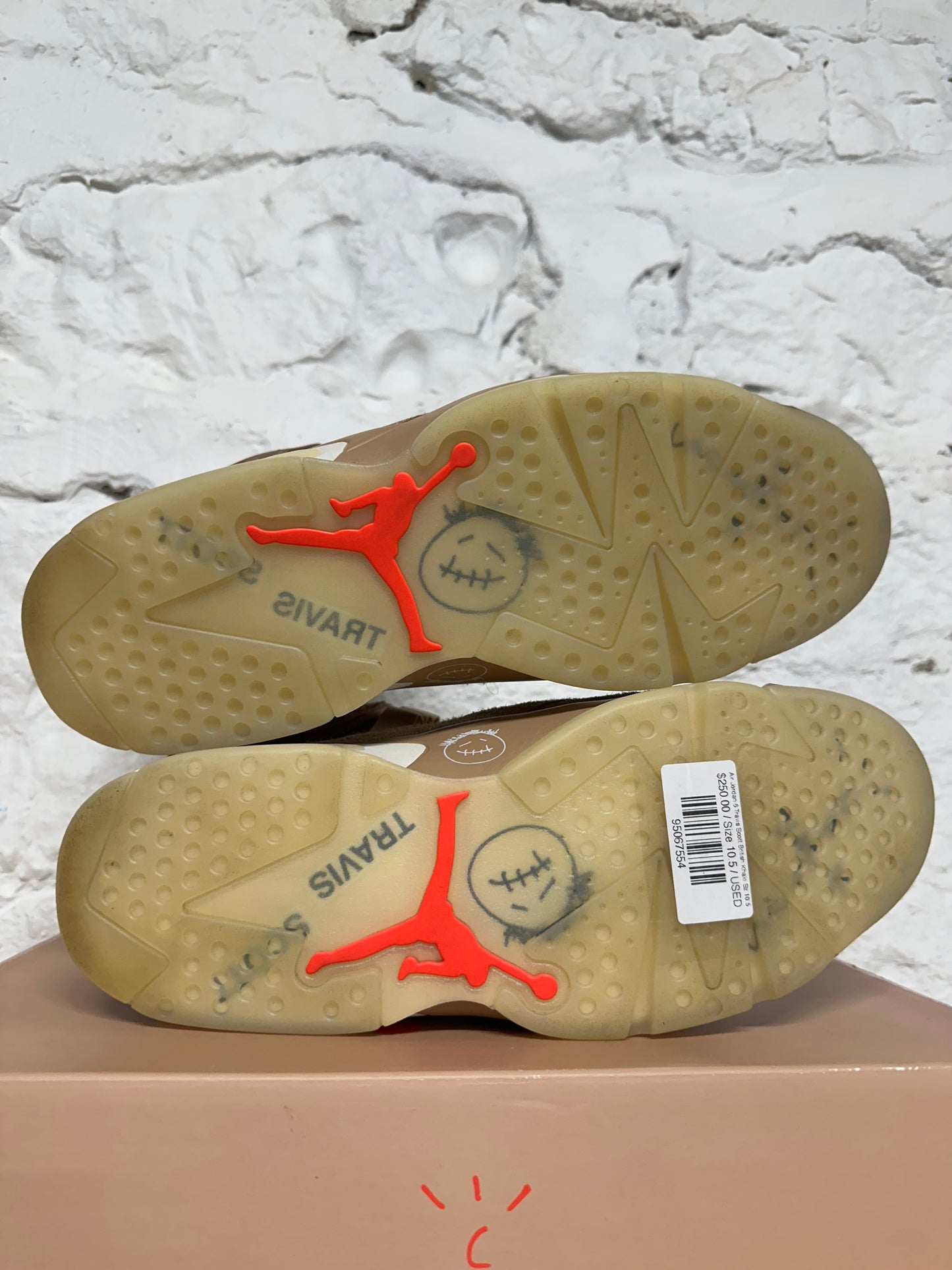 Air Jordan 6 Travis Scott British Khaki Sz 10.5