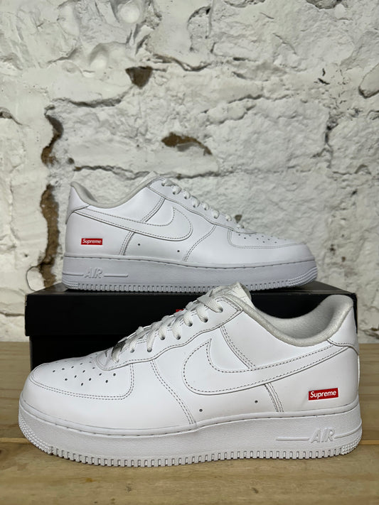 Nike Air Force 1 Low Supreme White Sz 11