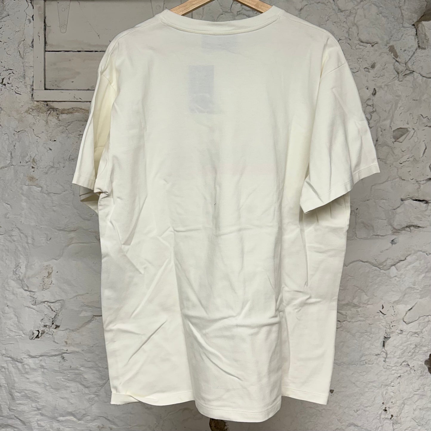 Gucci Original Red Green Logo T-shirt Cream Sz M