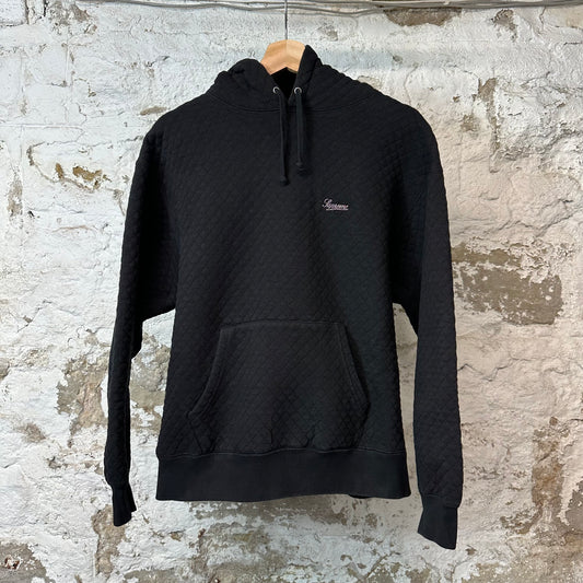 Supreme Small Spell Quilted Hoodie Black Sz S