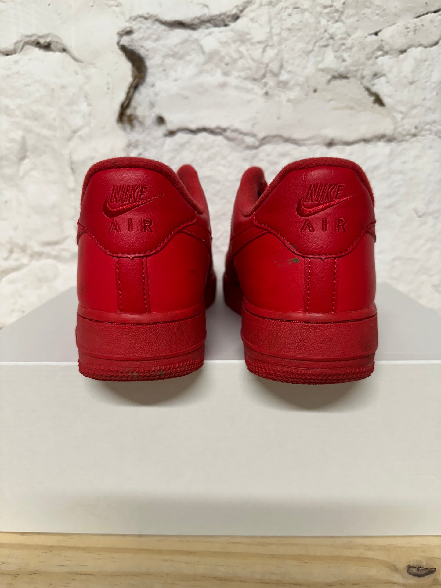 Nike Air Force 1 Low Triple Red Sz 8
