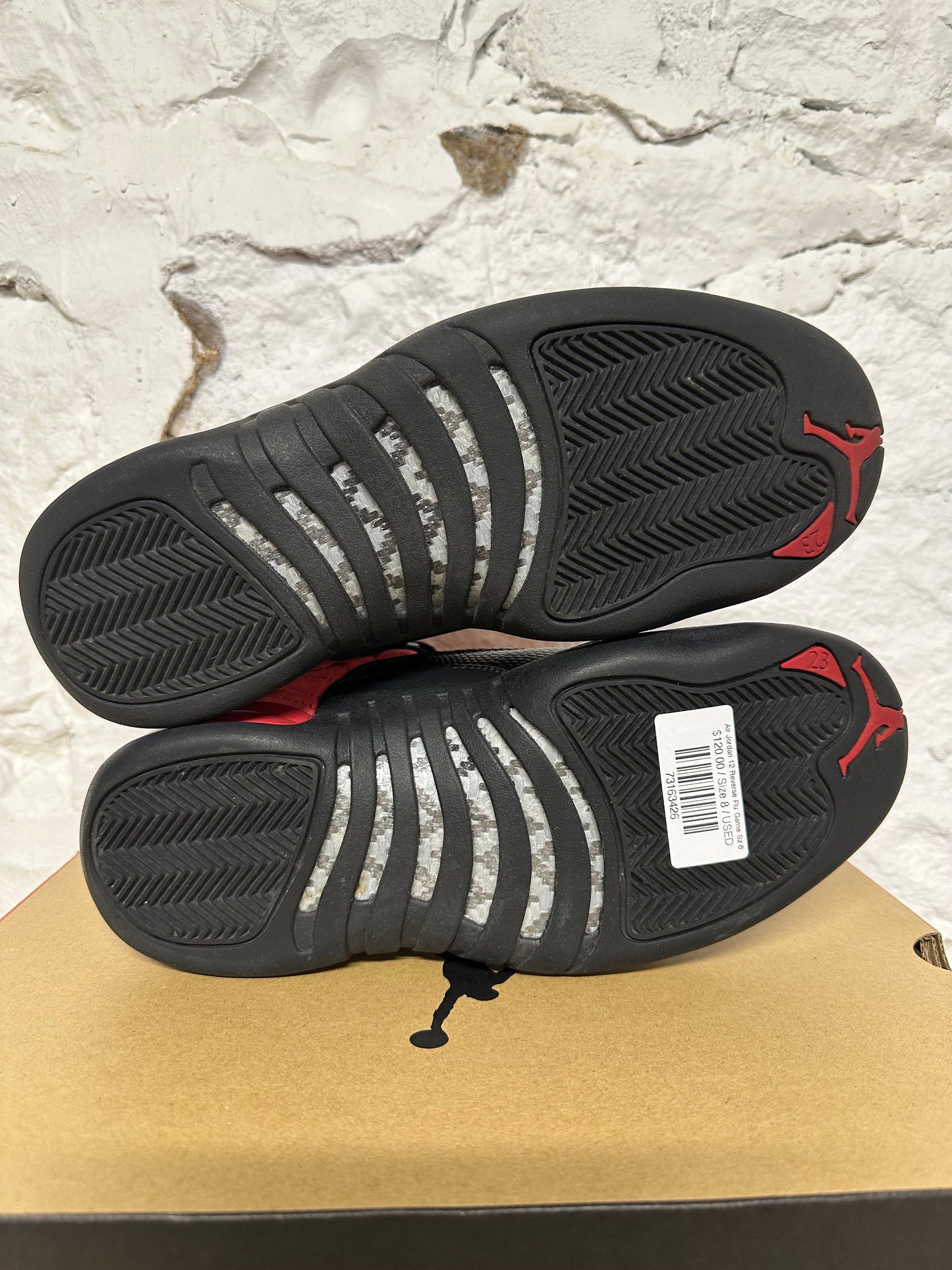 Air Jordan 12 Reverse Flu Game Sz 8