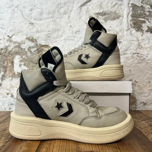 Rick Owens High TurboWPN Grey Milk Sneaker Sz 8.5