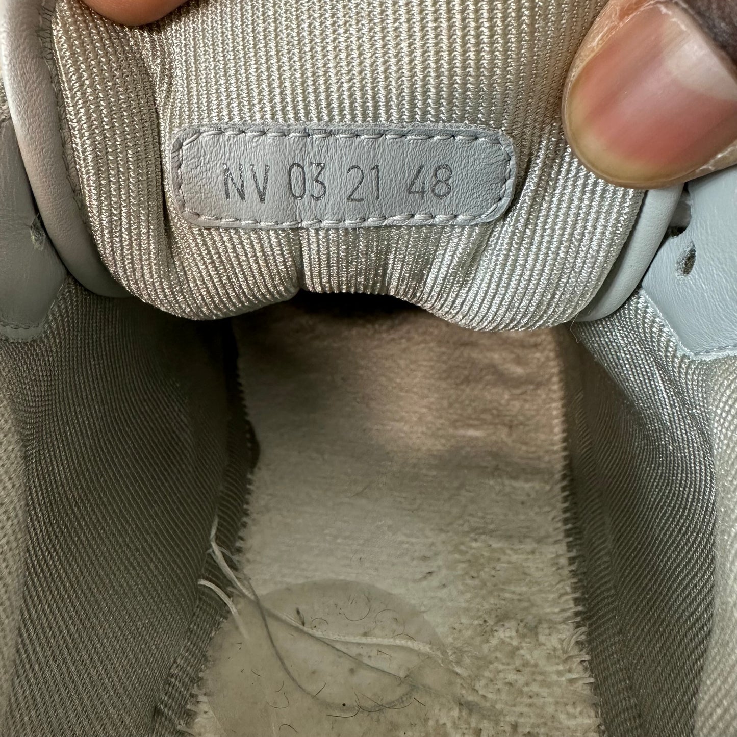 Dior B27 White Monogram Low Sneaker Sz 15 (48) No Box