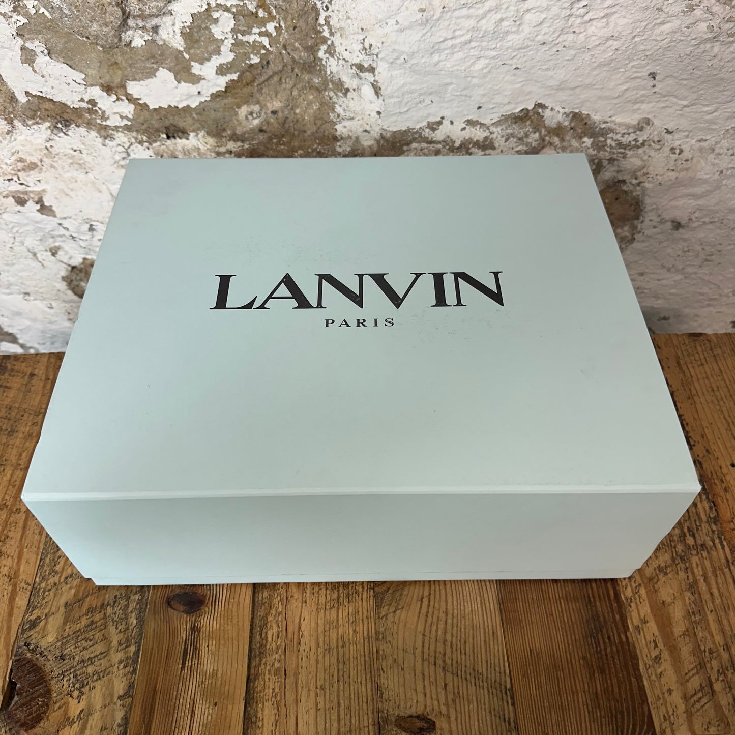 Lanvin Curb White Maroon Sneaker