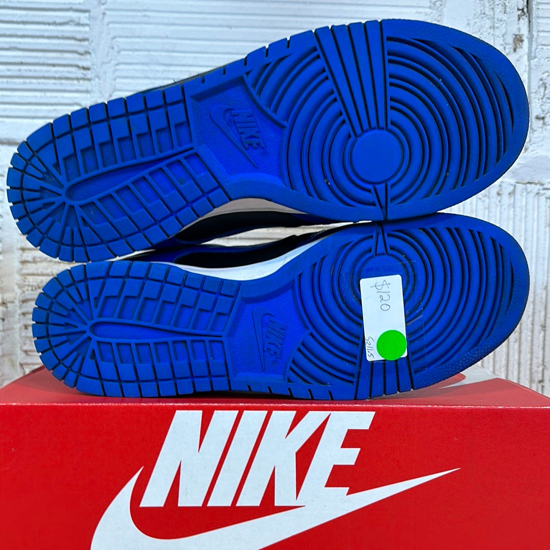 Nike Dunk Low Black Hyper Cobalt Sz 11.5