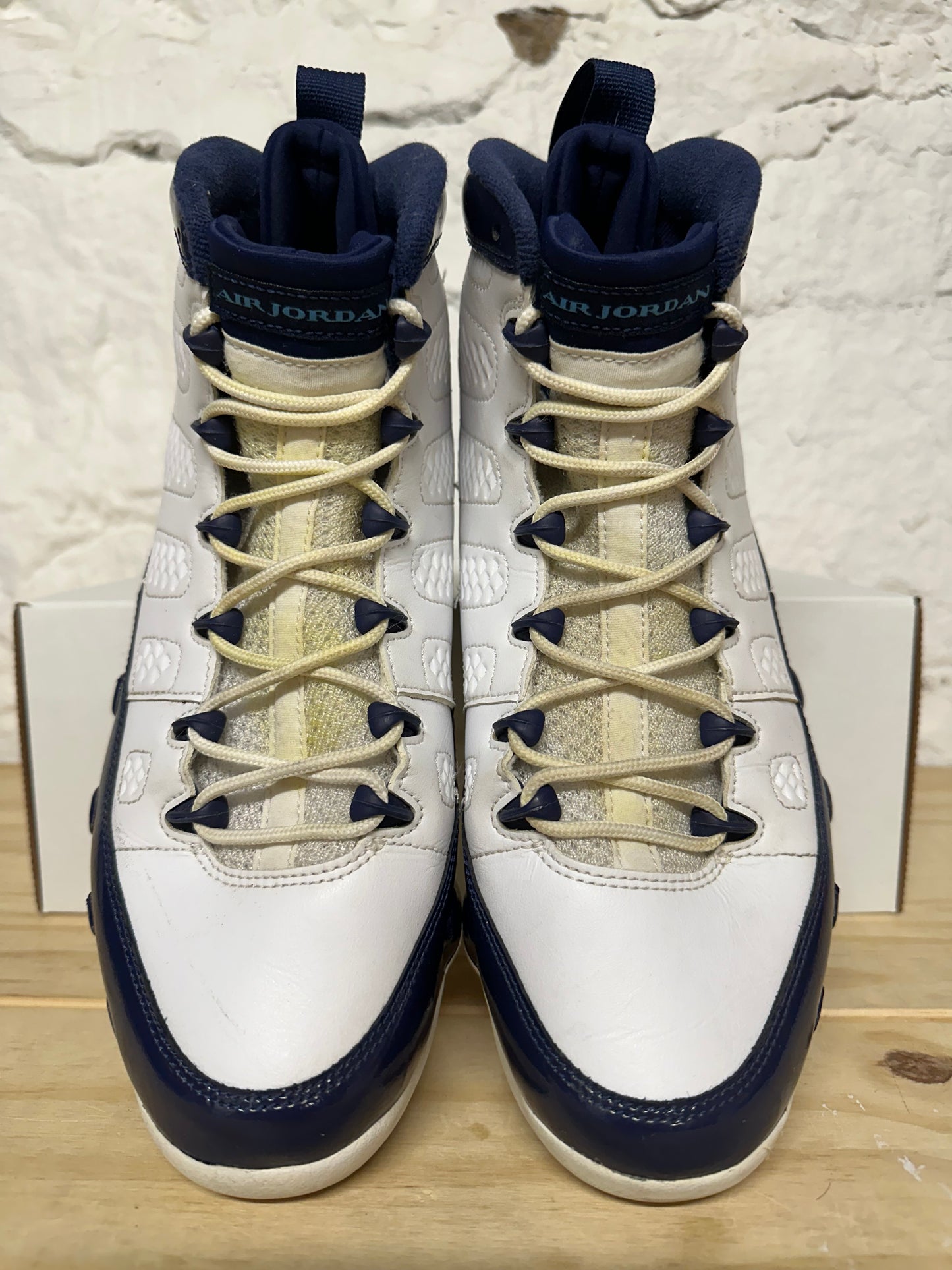 Air Jordan 9 Pearl Blue Sz 10