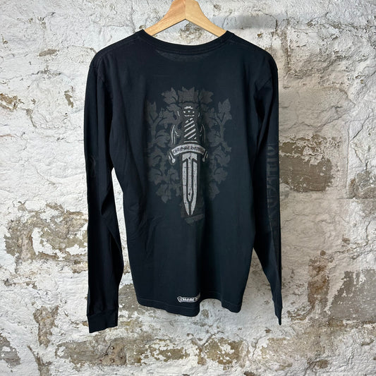 Chrome Hearts Dagger L/s Black Sz M