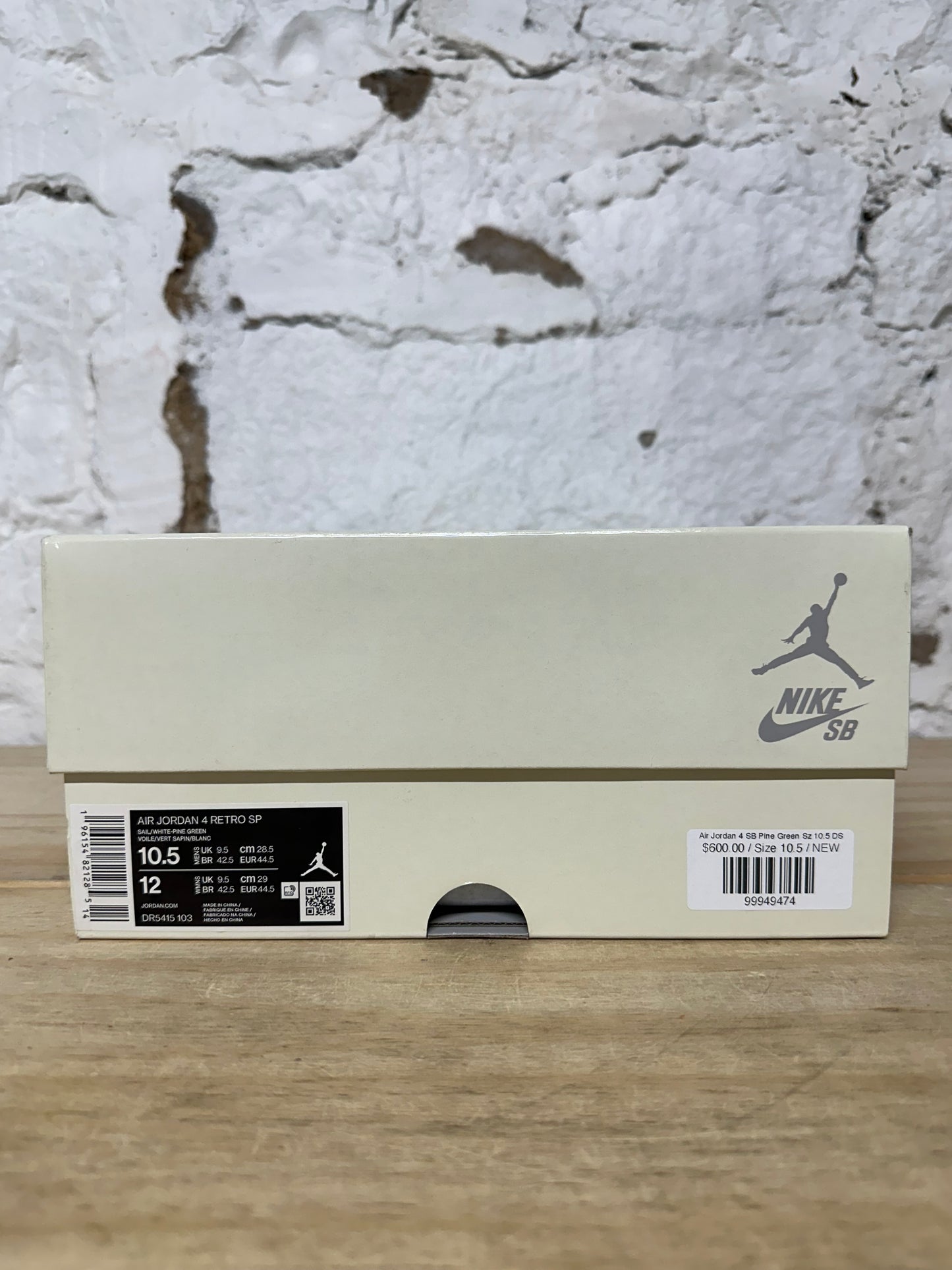 Air Jordan 4 SB Pine Green Sz 10.5 DS