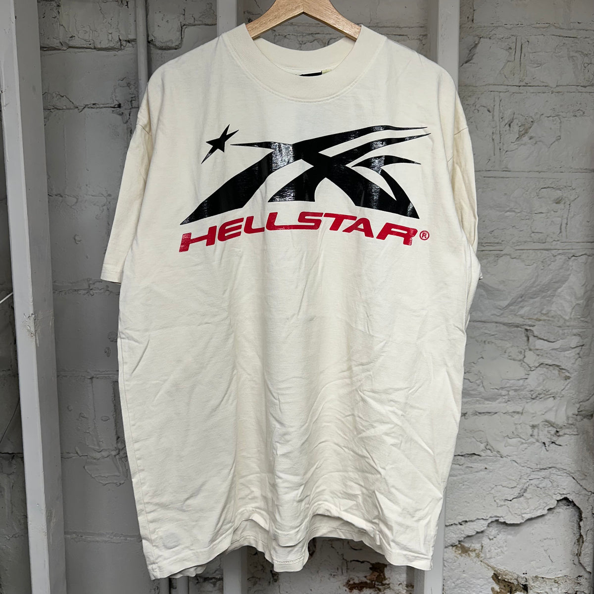 Hellstar Sports Core Gel Logo White T-Shirt Sz XL