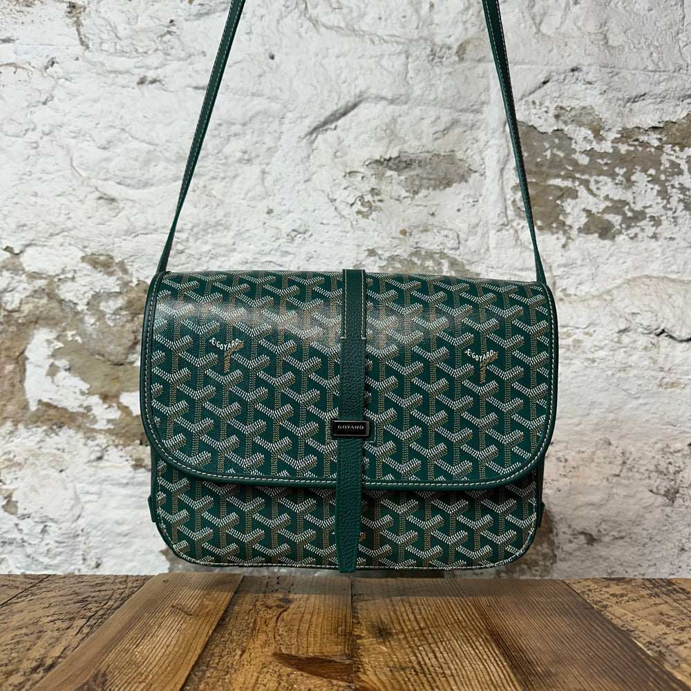 Goyard Belvedere PM Green Monogram Messenger Bag