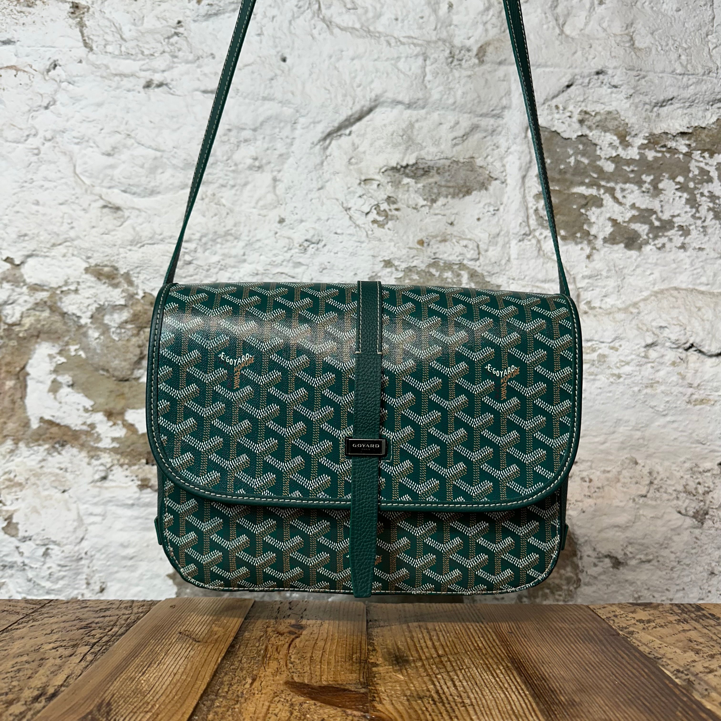 Goyard Belvedere PM Green Monogram Messenger Bag