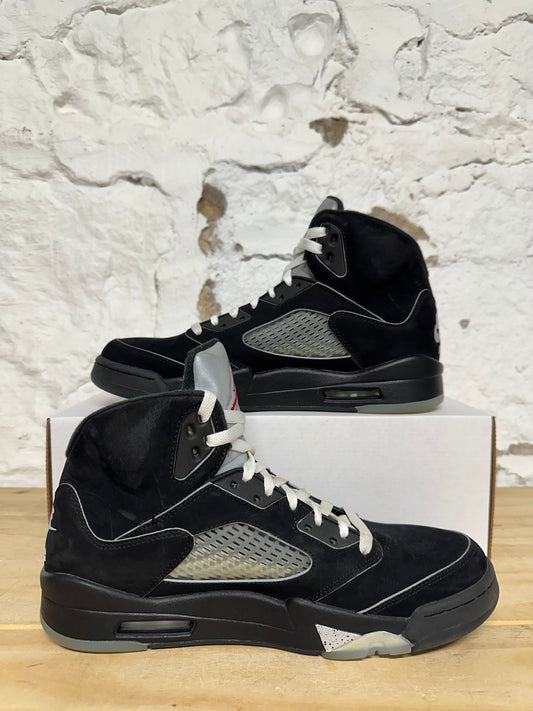 Air Jordan 5 Black Metallic Reimagined Sz 10